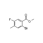 2-溴-5-氟-4-甲基苯甲酸甲酯