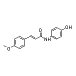 (E)-N-(4-羟基苯基)-3-(4-甲氧基苯基)丙烯酰胺