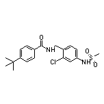 4-(叔丁基)-N-[2-氯-4-(甲基磺酰氨基)苄基]苯甲酰胺