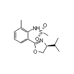 (S)-N-[2-(4-异丙基-4,5-二氢-2-噁唑基)-6-甲基苯基]甲磺酰胺
