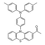 1-[10-[4-(二对甲苯基氨基)苯基]-10H-吩噻嗪-2-基]乙酮