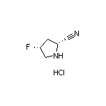(2R,4R)-4-氟吡咯烷-2-甲腈盐酸盐