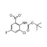 N-Boc-2-氯-4-氟-6-硝基苯胺