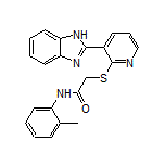 2-[[3-(2-苯并咪唑基)-2-吡啶基]硫基]-N-(邻甲苯基)乙酰胺