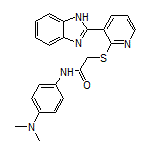 2-[[3-(2-苯并咪唑基)-2-吡啶基]硫基]-N-[4-(二甲氨基)苯基]乙酰胺