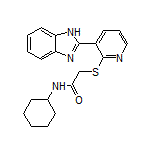 2-[[3-(2-苯并咪唑基)-2-吡啶基]硫基]-N-环己基乙酰胺