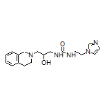 1-[2-(1-咪唑基)乙基]-3-[3-(3,4-二氢异喹啉-2(1H)-基)-2-羟基丙基]脲