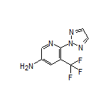 3-Amino-6-(2H-1,2,3-三唑-2-基)-5-(三氟甲基)吡啶