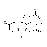 4-(1-Cbz-4-氧代-2-哌啶基)苯甲酸甲酯