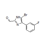 5-溴-4-(3-氟苯基)咪唑-2-甲醛