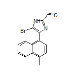 5-溴-4-(4-甲基-1-萘基)咪唑-2-甲醛