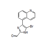 5-溴-4-(5-喹啉基)咪唑-2-甲醛