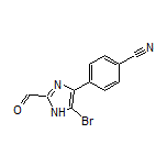 4-(5-溴-2-甲酰基-4-咪唑基)苯腈