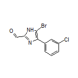 5-溴-4-(3-氯苯基)咪唑-2-甲醛