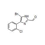 5-溴-4-(2-氯苯基)咪唑-2-甲醛