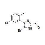 5-溴-4-(5-氯-2-甲基苯基)咪唑-2-甲醛