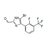 5-溴-4-[2-氟-3-(三氟甲基)苯基]咪唑-2-甲醛