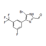 5-溴-4-[3-氟-5-(三氟甲基)苯基]咪唑-2-甲醛