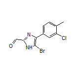 5-溴-4-(3-氯-4-甲基苯基)咪唑-2-甲醛