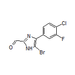 5-溴-4-(4-氯-3-氟苯基)咪唑-2-甲醛