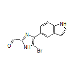 5-溴-4-(5-吲哚基)咪唑-2-甲醛