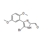 5-溴-4-(2,5-二甲氧基苯基)咪唑-2-甲醛