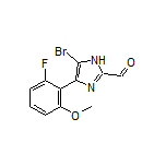 5-溴-4-(2-氟-6-甲氧基苯基)咪唑-2-甲醛
