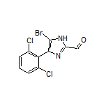 5-溴-4-(2,6-二氯苯基)咪唑-2-甲醛
