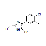 5-溴-4-(4-氯-3-甲基苯基)咪唑-2-甲醛