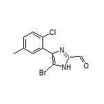 5-溴-4-(2-氯-5-甲基苯基)咪唑-2-甲醛