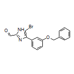 4-[3-(苄氧基)苯基]-5-溴咪唑-2-甲醛