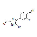 4-(5-溴-2-甲酰基-4-咪唑基)-2-氟苯腈