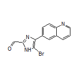 5-溴-4-(6-喹啉基)咪唑-2-甲醛