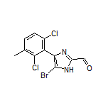 5-溴-4-(2,6-二氯-3-甲基苯基)咪唑-2-甲醛