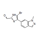 5-溴-4-(1-甲基-6-吲唑基)咪唑-2-甲醛