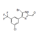 5-溴-4-[3-氯-5-(三氟甲基)苯基]咪唑-2-甲醛