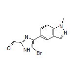 5-溴-4-(1-甲基-5-吲唑基)咪唑-2-甲醛