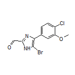 5-溴-4-(4-氯-3-甲氧基苯基)咪唑-2-甲醛