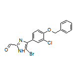 4-[4-(苄氧基)-3-氯苯基]-5-溴咪唑-2-甲醛