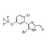 5-溴-4-[2-氯-5-(三氟甲氧基)苯基]咪唑-2-甲醛
