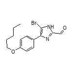 5-溴-4-[4-(戊氧基)苯基]咪唑-2-甲醛