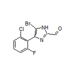 5-溴-4-(2-氯-6-氟苯基)咪唑-2-甲醛