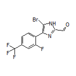 5-溴-4-[2-氟-4-(三氟甲基)苯基]咪唑-2-甲醛
