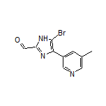 5-溴-4-(5-甲基-3-吡啶基)咪唑-2-甲醛