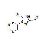 5-溴-4-(5-嘧啶基)咪唑-2-甲醛