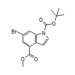 1-Boc-6-溴吲哚-4-甲酸甲酯
