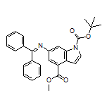 1-Boc-6-[(二苯基亚甲基)氨基]吲哚-4-甲酸甲酯