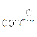 2-(2,3-二氢苯并[b][1,4]二噁英-6-基)-N-[2-(二甲氨基)-2-苯基乙基]乙酰胺