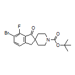 1’-Boc-6-溴-7-氟-1-氧代-1,3-二氢螺[茚-2,4’-哌啶]