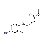 4-(4-溴-2-碘苯氧基)-2-丁烯酸甲酯
